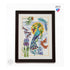 DIY Cross Stitch Kit "Peacock" 10.2x14.2 in / 26.0x36.0 cm