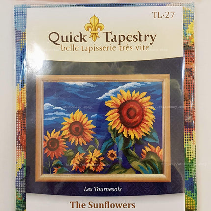 DIY Needlepoint Kit "The Sunflowers" 14.2"x18.5"
