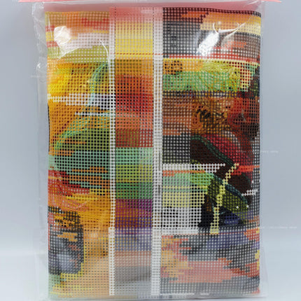 DIY Needlepoint Kit "Still Life with Wine Bottles" 14.2"x18.5"