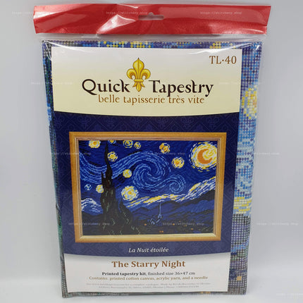 DIY Needlepoint Kit "The Starry Night" 14.2"x18.5"