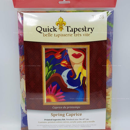 DIY Needlepoint Kit "Spring caprice" 14.2"x18.5"