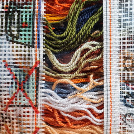 DIY Needlepoint Kit "Shabbat" 10.6"x14.2"