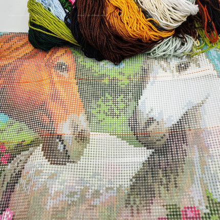 Needlepoint Kit "Graceful Pair" 19.7"x31.5"