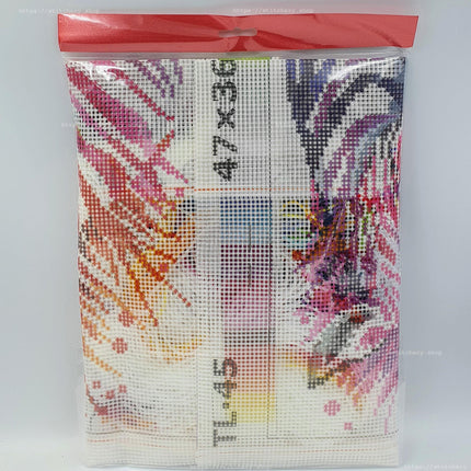 DIY Needlepoint Kit "Zebras" 14.2"x18.5"