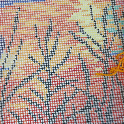 DIY Needlepoint Kit "Sunset" 14.2"x18.5"