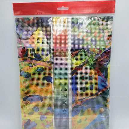 DIY Needlepoint Kit "Houses at Murnau" 14.2"x18.5"
