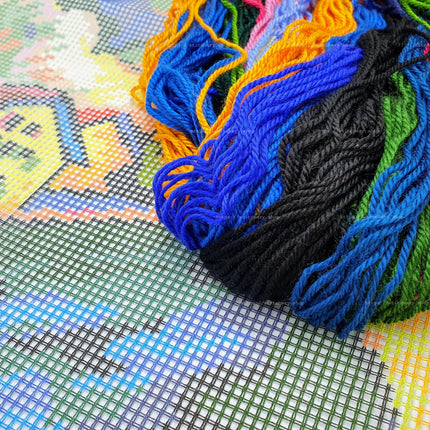 DIY Needlepoint Kit "Houses at Murnau" 14.2"x18.5"
