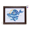 DIY Cross Stitch Kit "Whale" 10.2x7.1 in / 26.0x18.0 cm