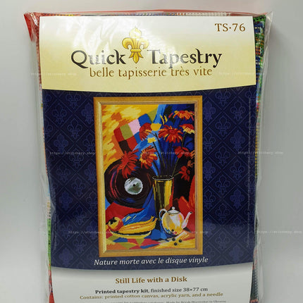 Needlepoint Kit "Still Life with a Disk" 19.7"x31.5"