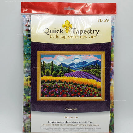DIY Needlepoint Kit "Provence" 14.2"x18.5"