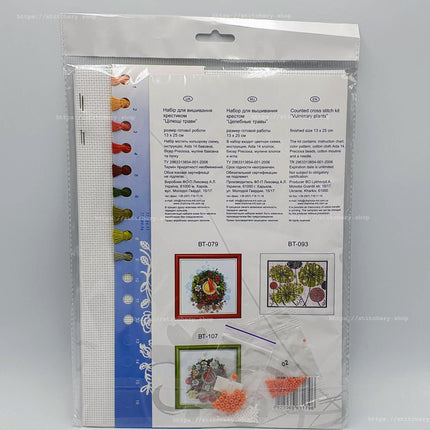 Counted Cross Stitch Kit "Healthy herbs"