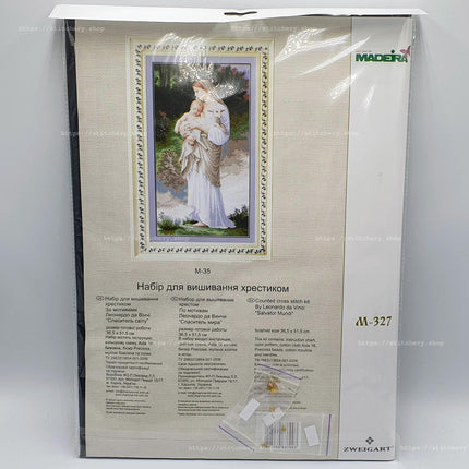 DIY Counted Cross Stitch Kit "Salvator Mundi"