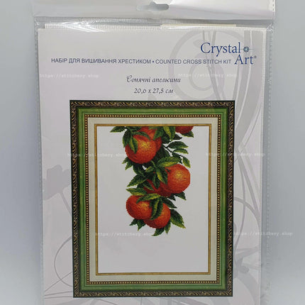 Counted Cross Stitch Kit "Sunny oranges"