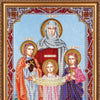 DIY Bead Embroidery Kit "St.Vera, Nadegda, Lubov and their Mother Sophia" 12.6"x17.7" / 32.0x45.0 cm