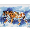 DIY Cross Stitch Kit "Tiger" 11.4x6.7 in / 29.0x17.0 cm