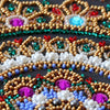 DIY Bead Embroidery Kit "Mandala" 10.6"x10.6" / 27.0x27.0 cm