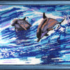 DIY Bead Embroidery Kit "Dolphins (after E. Samarskaya)" 9.4"x13.0" / 24.0x33.0 cm