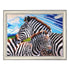 DIY Bead Embroidery Kit "Zebras" 9.4"x12.6" / 24.0x32.0 cm