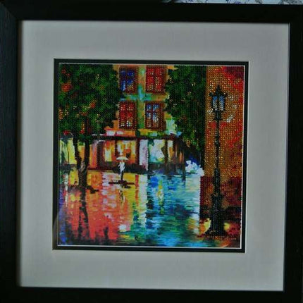 Canvas for bead embroidery "Autumn Fantasy" 7.9"x7.9" / 20.0x20.0 cm