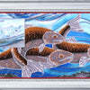 DIY Bead Embroidery Kit "Element of Water" 6.7"x15.0" / 17.0x38.0 cm