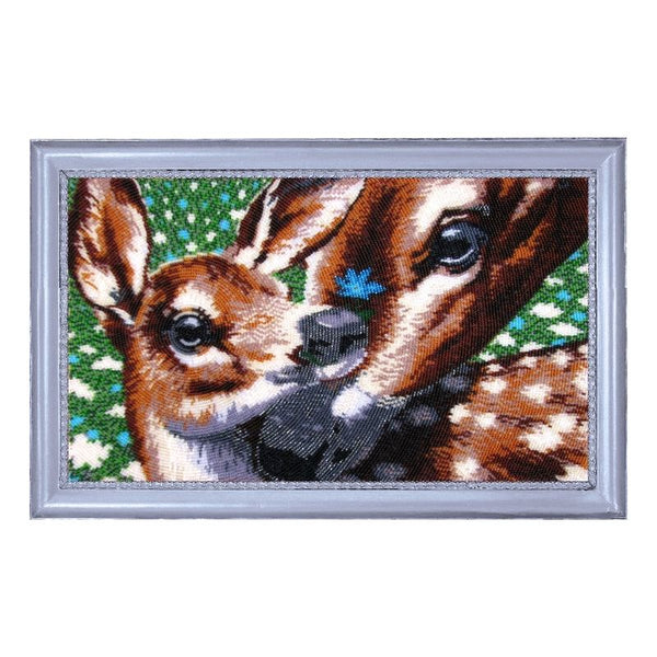 DIY Bead Embroidery Kit "Roes" 8.7"x14.6" / 22.0x37.0 cm