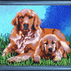 DIY Bead Embroidery Kit "Retrievers" 10.6"x13.0" / 27.0x33.0 cm