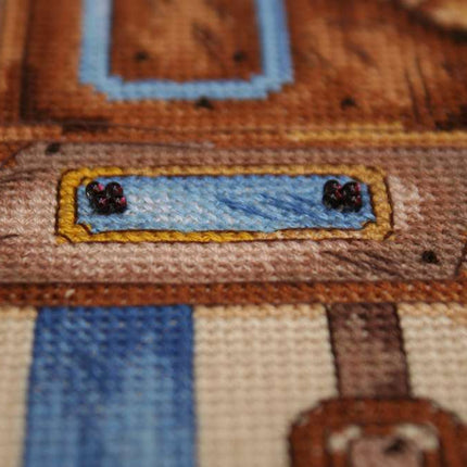 DIY Cross Stitch Kit "Cuckoo clock" 15.7"x21.3"