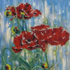 Canvas for bead embroidery "Morning Dew" 7.9"x7.9" / 20.0x20.0 cm