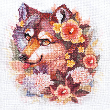 DIY Cross Stitch Kit "Lucky" 11.8"x11.8"
