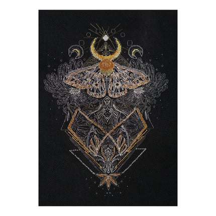 DIY Cross Stitch Kit "Night moth" 9.4"x12.6"