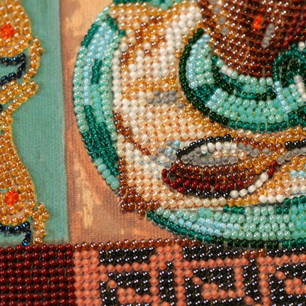 DIY Bead Embroidery Kit "Mocha"