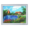 Bead DIY Embroidery Kit "Old Mill" 14.2"x19.3"/ 36.0x49.0 cm