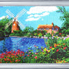 Bead DIY Embroidery Kit "Old Mill" 14.2"x19.3"/ 36.0x49.0 cm