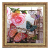 Bead DIY Embroidery Kit "Greetings from London" 10.2"x10.2"/ 26.0x26.0 cm