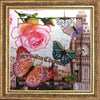 Bead DIY Embroidery Kit "Greetings from London" 10.2"x10.2"/ 26.0x26.0 cm