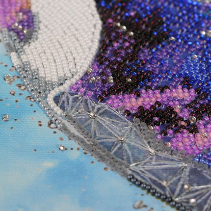DIY Bead Embroidery Kit "The fourth spacing" 10.4"x15.0" / 26.5x38.0 cm