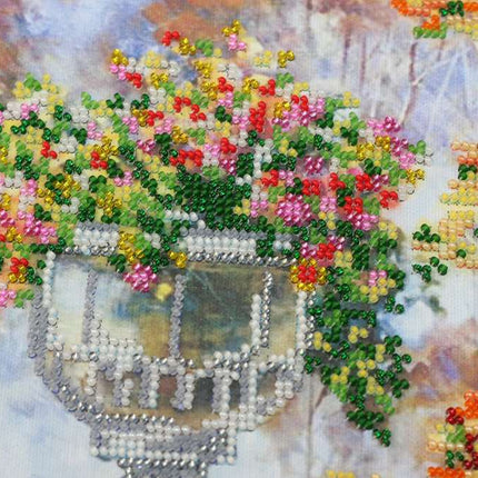 DIY Bead Embroidery Kit "Day-dream" 15.7"x12.6" / 40.0x32.0 cm