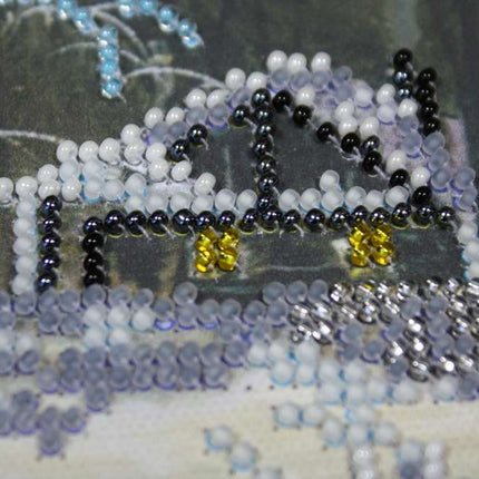 DIY Bead Embroidery Kit "Rime" 23.6"x12.6" / 60.0x32.0 cm
