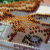 DIY Bead Embroidery Kit "Weekend" 13.8"x11.8" / 35.0x30.0 cm