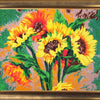 DIY Bead Embroidery Kit "A Buquet of Sunflowers" 14.2"x17.7" / 36.0x45.0 cm