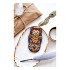 Beadwork kit for creating brooch 