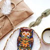 Beadwork kit for creating brooch "Owl"