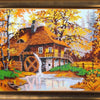 Bead DIY Embroidery Kit "House in the Wood" 14.2"x18.5"/ 36.0x47.0 cm