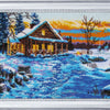 Bead DIY Embroidery Kit "Winter Evening" 11.4"x20.9"/ 29.0x53.0 cm