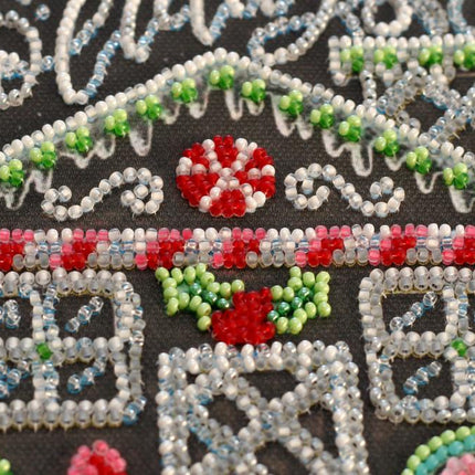 DIY Bead Embroidery Kit "Icing-sugar"