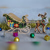 DIY Christmas sleigh kit "Christmas reindeer on sleigh"