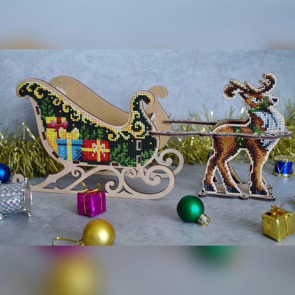 DIY Christmas sleigh kit 