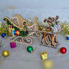 DIY Christmas sleigh kit "Christmas reindeer on sleigh"