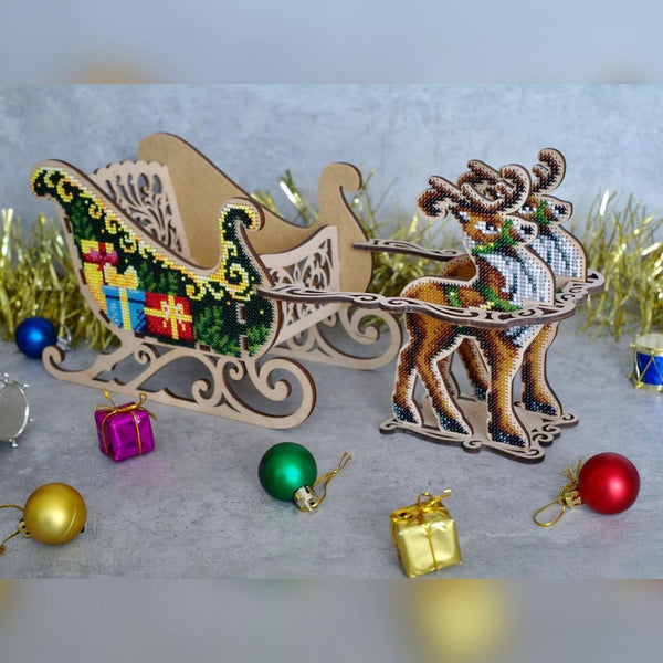 DIY Christmas sleigh kit 