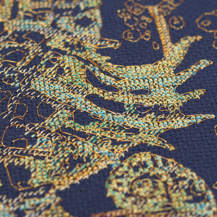 DIY Cross Stitch Kit "Sea Horse" 9.1"x9.8"